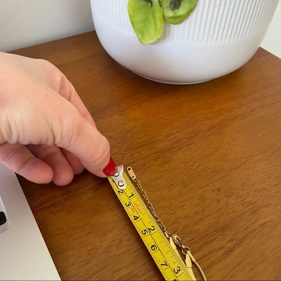 Snake Chain double layered Gold color Necklace - Picture 12 of 13